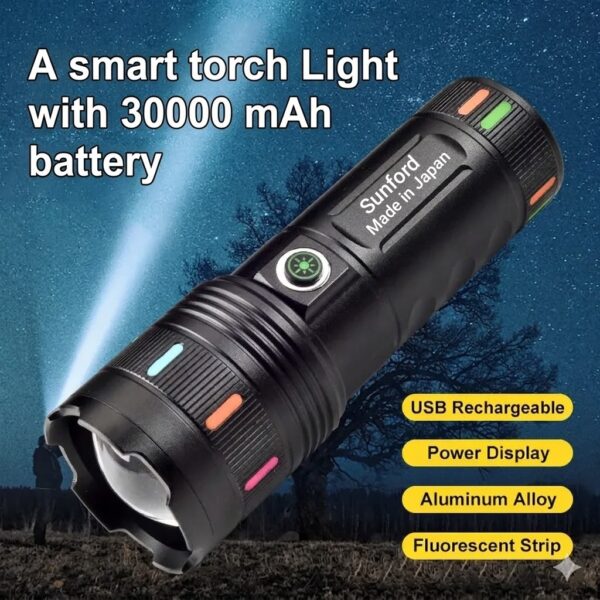 Torch Light with Power Bank