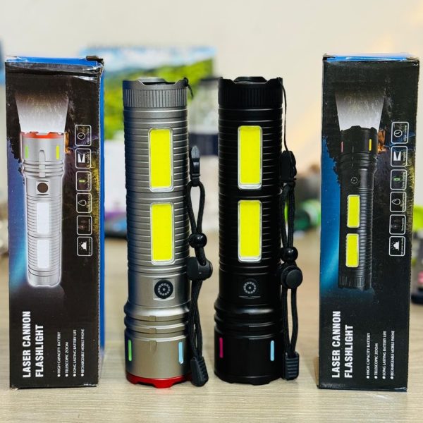 পাওয়ারফুল রিচার্জেবল LED টর্চ লাইট